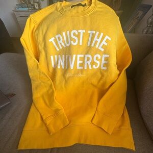 Yellow Eden Ashram “Trust the Universe' Sweatshirt